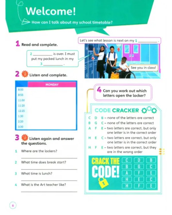 English Code British 6. Activity Book + Audio QR Code