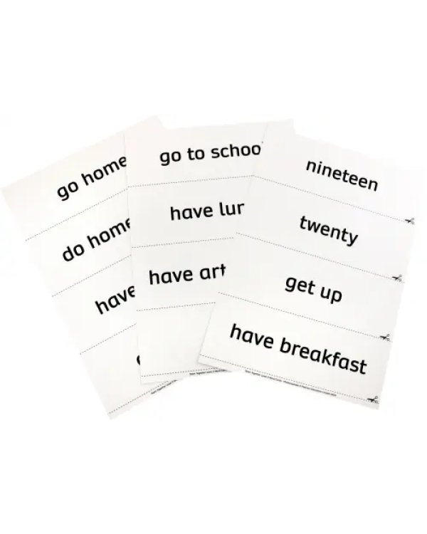 Team Together 2. Word Cards
