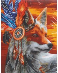 Рисование по номерам "Яркая лисица", 40х50 см (Н121)