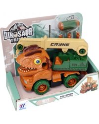 Машинка-конструктор Динозавр-подъемный кран, в ассортименте