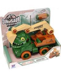 Машинка-конструктор Динозавр-экскаватор, в ассортименте