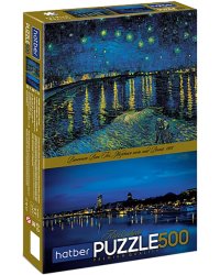 Puzzle-500 Ван Гог. Звездная ночь