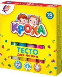 Тесто для лепки, 24 цвета