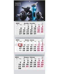 Календарь квартальный на 2023 год Stay healthy 4