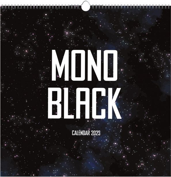 Календарь настенный перекидной на 2023 год Mono Black 5