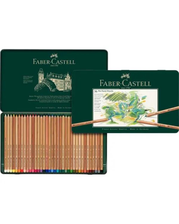 Карандаши пастельные цветные Pitt Pastel, 36 цветов