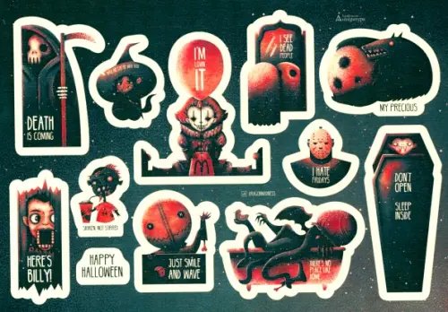 Стикерпаки Стикерпак. Хэллоуин