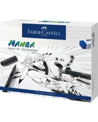 Набор графических материалов Manga Starter Set, 9 предметов, с манекеном