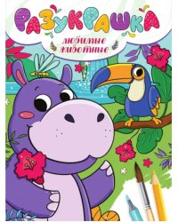 Разукрашка. Любимые животные