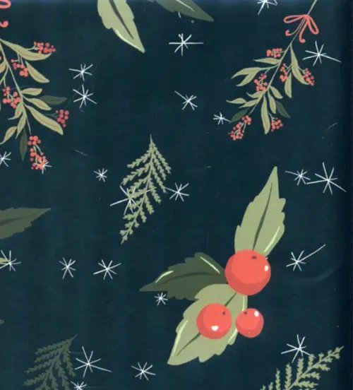 Бумага упаковочная Бумага упаковочная. Winter. Зимний букет