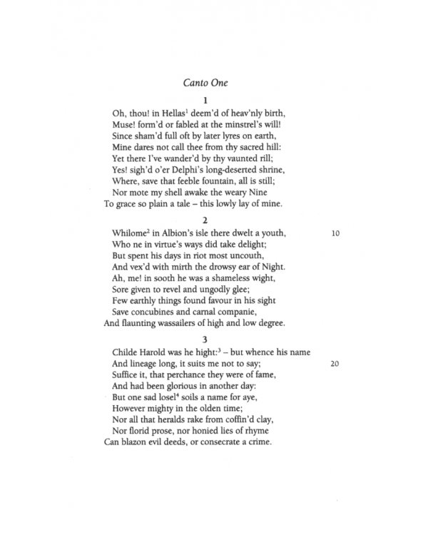 The Selected Poems of Lord Byron. Including Don Juan and Other Poems
