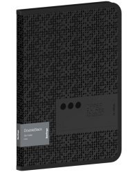 Папка на молнии DoubleBlack, А4, черная, одно отделение