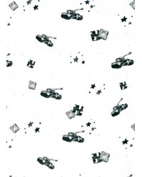 Бумага упаковочная. Military. Танки