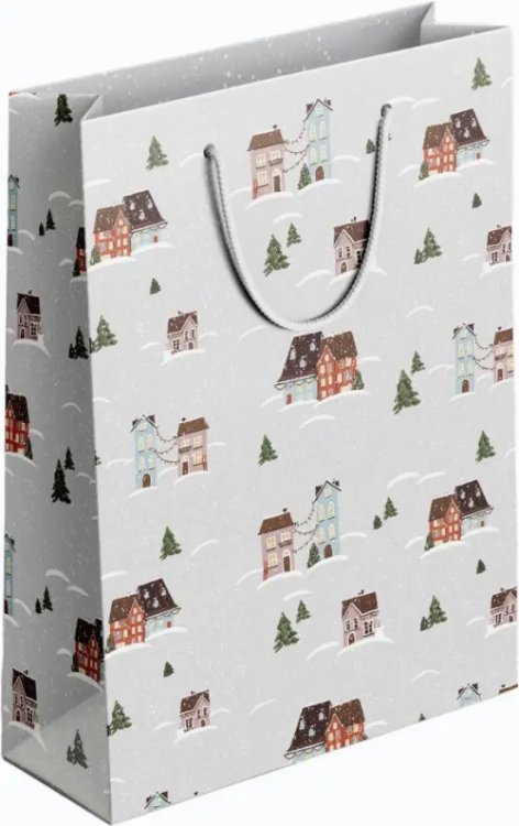Пакет подарочный Winter. Домики Пакет подарочный Winter. Домики