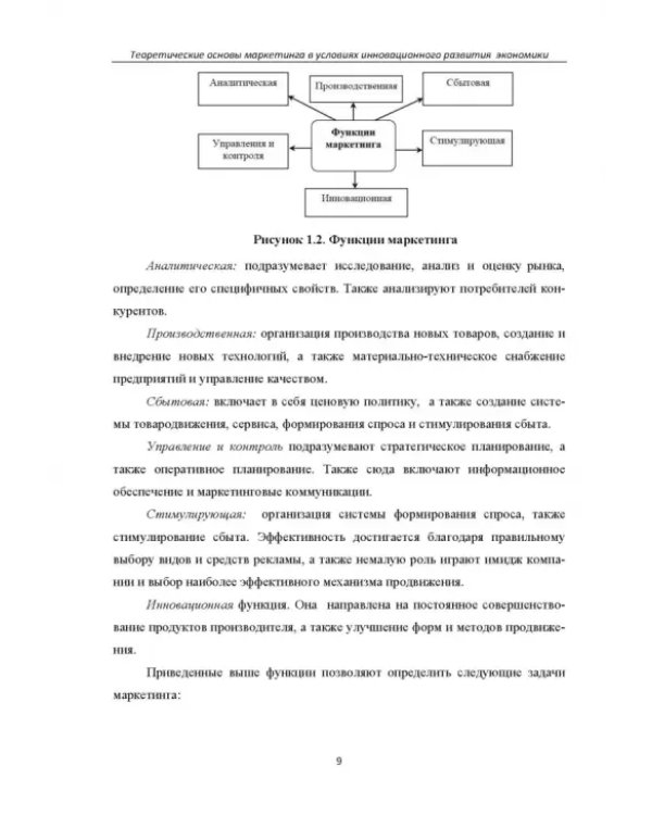 Теоретические основы маркетинга в условиях инновационного развития. Учебное пособие