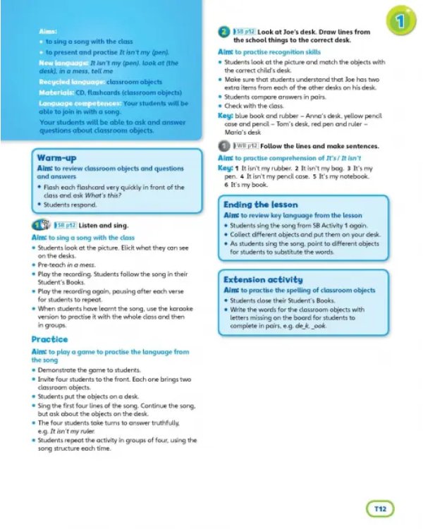 Super Minds. Level 1. Teacher's Book