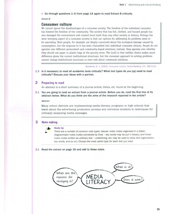 Cambridge Academic English. C1 Advanced. Student's Book