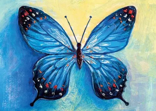 Алмазные узоры Алмазные узоры Мотылек