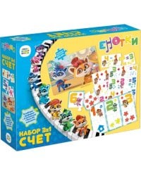 Енотки. Обучающий набор 3в1. Счёт