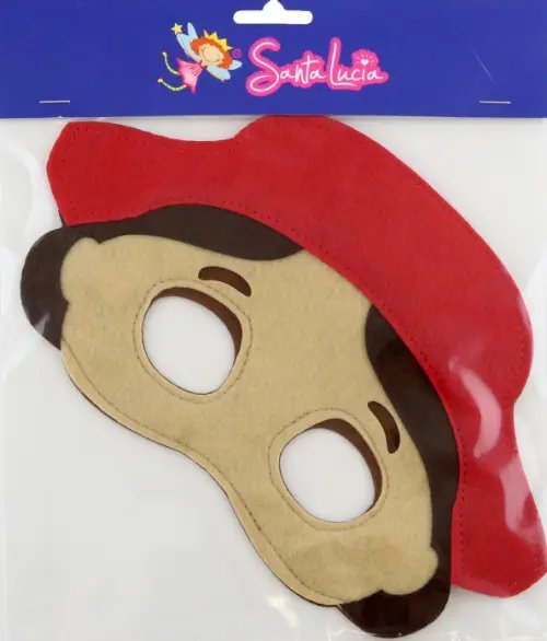 Маска из фетра. Красная шапочка Маска из фетра. Красная шапочка