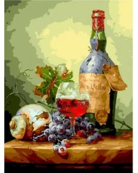 Живопись на холсте. Натюрморт с ракушками