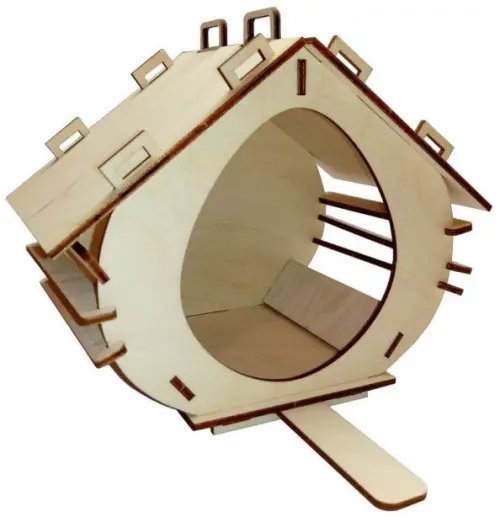 Сборная деревянная модель Птичкина кормушка