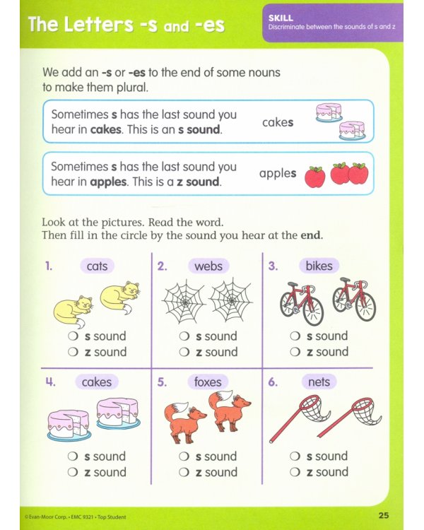 Top Student Workbook. Grade 1