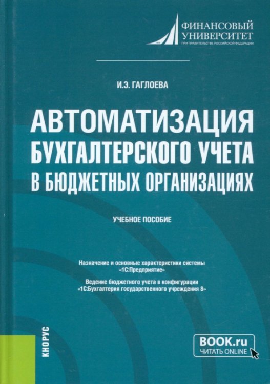 Автоматизация бухгалтерского учета в бюджетных организациях. Учебное пособие