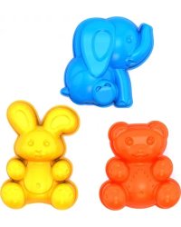 Формочки Зайка, Медведь, Слоник