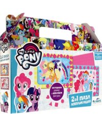 Пазл-15 Мини Пони. Лучшие друзья + эва. Набор