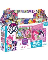 Пазл-15 Мини Пони. Портреты + эва. Набор