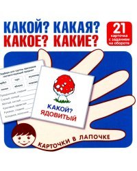 Какой? Какая? Какое? Какие? 21 карточка с текстом на обороте