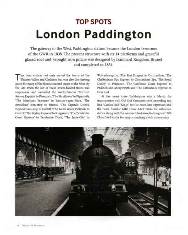 The Times. The Joy of Railways