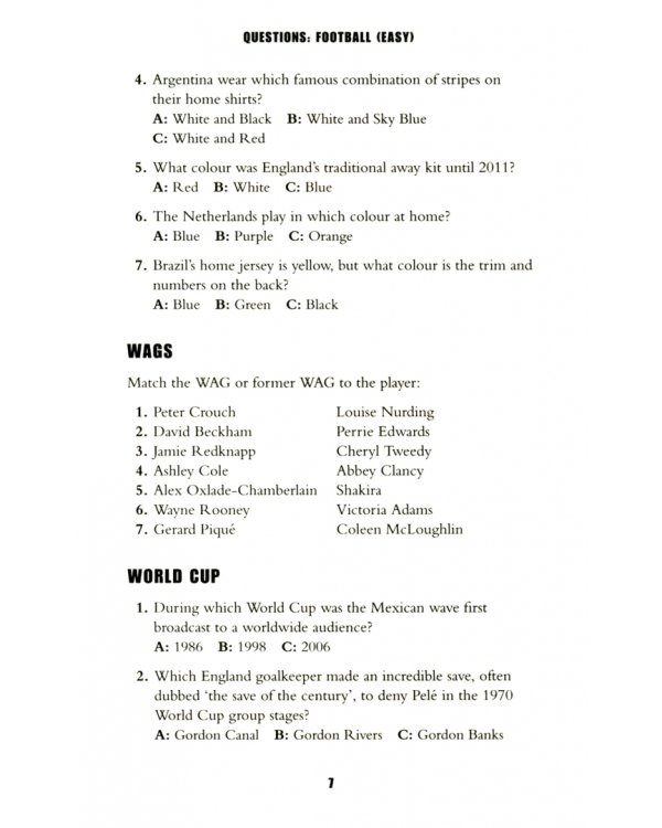 The TalkSport Quiz Book