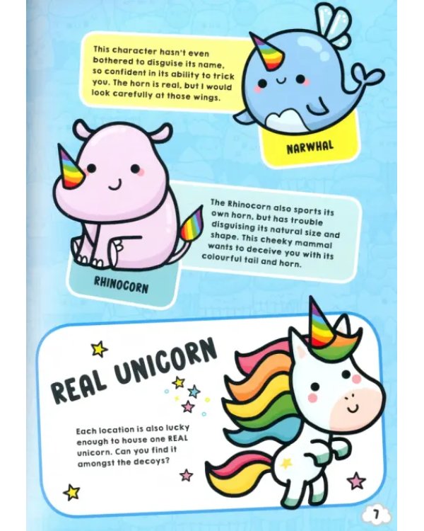 Unicorn and Friends Search and Find