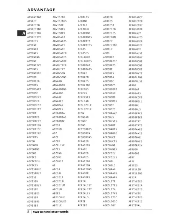 Official Scrabble Words