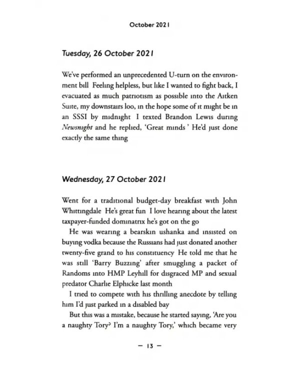 The Diary of a Secret Tory MP
