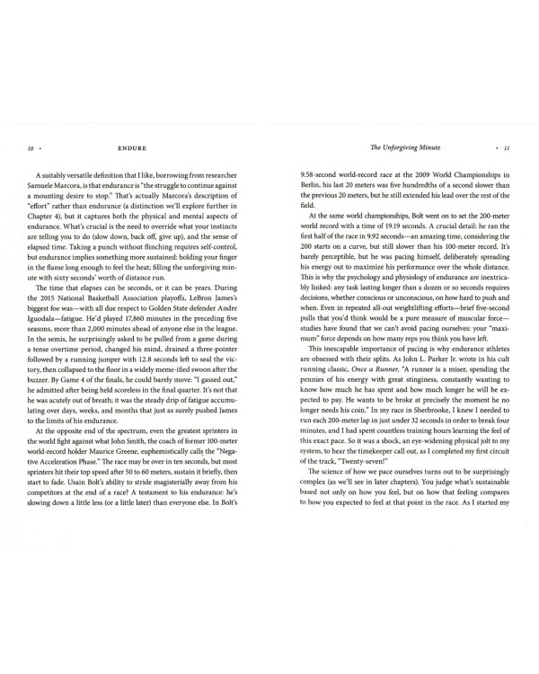 Endure. Mind, Body and the Curiously Elastic Limits of Human Performance