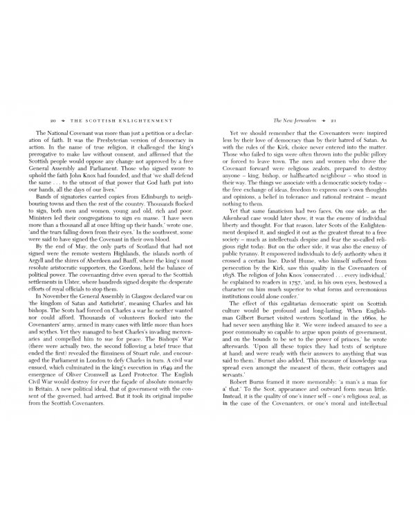 The Scottish Enlightenment. The Scots' Invention of the Modern World
