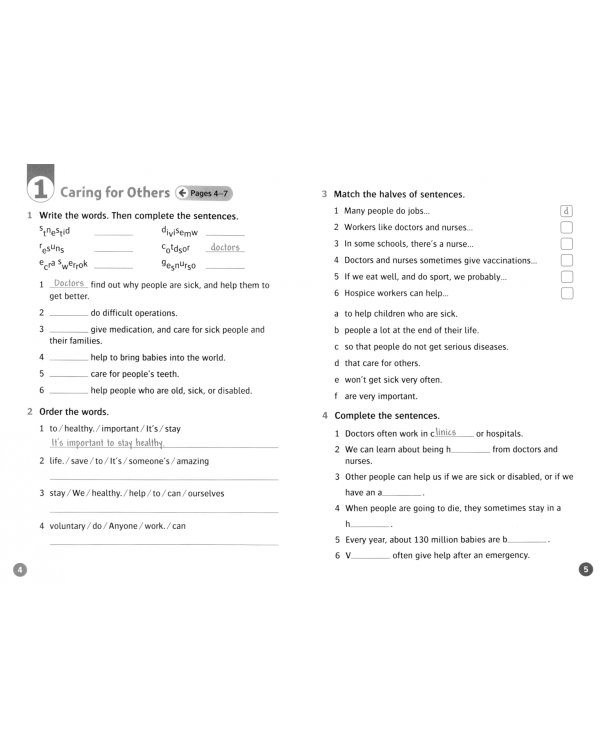 Oxford Read and Discover. Level 6. Helping Around the World. Activity Book