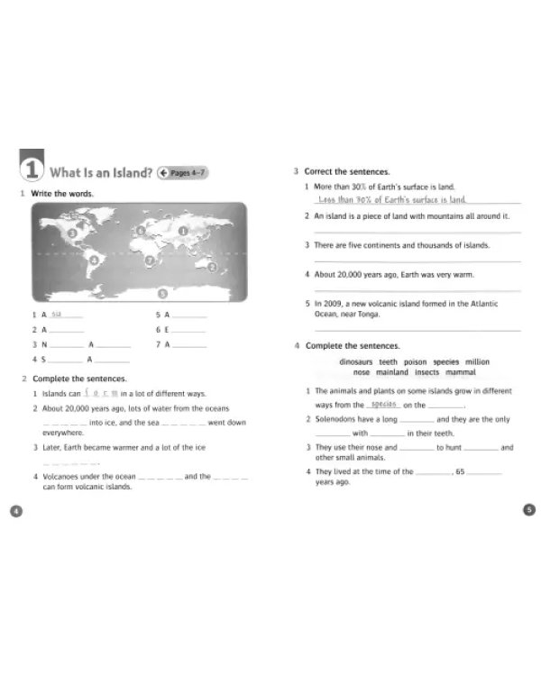 Oxford Read and Discover. Level 5. All About Islands. Activity Book