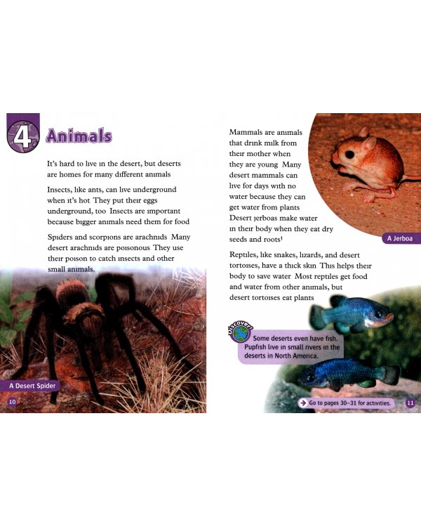 Oxford Read and Discover. Level 4. All About Desert Life Audio Pack