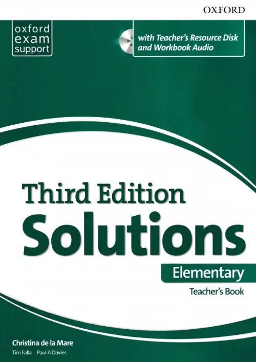 Solutions. Elementary. Essentials Teacher's Book and Resource Disc Pack