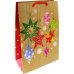 Пакет новогодний ламинированный, крафт