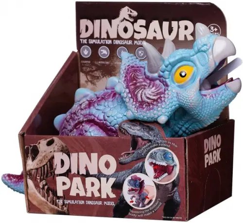 Динозаврик. Трицератопс, со звуковыми эффектами Динозаврик. Трицератопс, со звуковыми эффектами