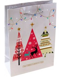 Пакет новогодний ламинированный