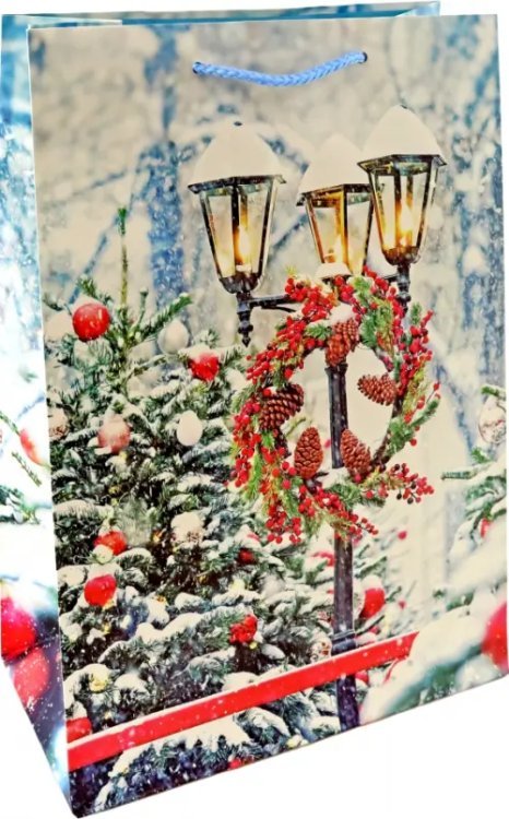 Пакет новогодний ламинированный