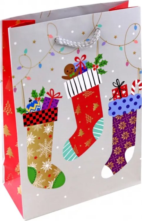 Пакет новогодний ламинированный