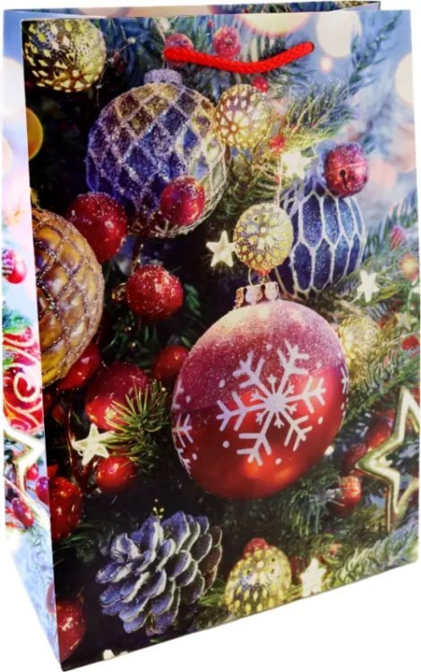 Пакет новогодний ламинированный