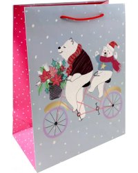 Пакет новогодний ламинированный